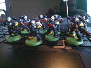 I've tried to use a good mix of miniatures from different eras.