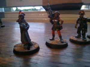 Hero and Warrior Woman (I am particularly pleased with her neon orange legging!