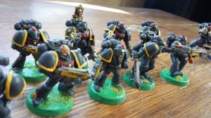 The gulf in quality between the earlier and later marines is huge.  One of the best things about this hobby is being able to watch yourself improve.